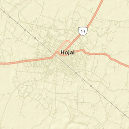 Hojai Street Map