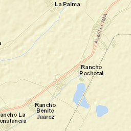 El Pochotal Street Map