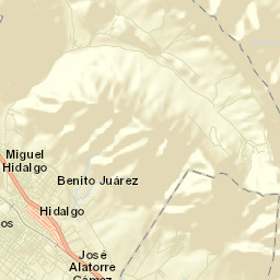 Hidalgo Street Map