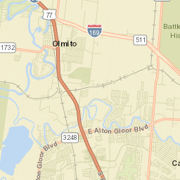 Cameron Park Colonia Street Map
