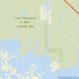 Dismal Key Florida Street Map