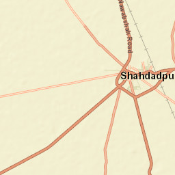 Shahdadpur Street Map