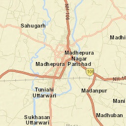 Madhipura Street Map