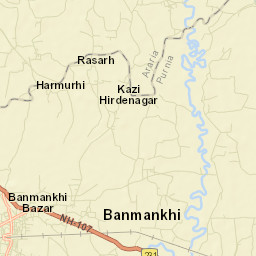 Banmankhi Street Map