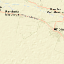 Ahome Street Map