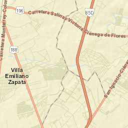 Emiliano Zapata Street Map
