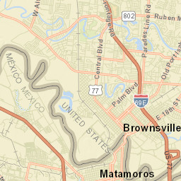 Heroica Matamoros Street Map