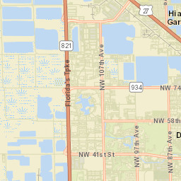Doral Florida Street Map