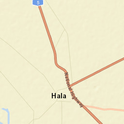 Hala Street Map