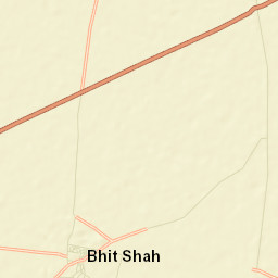 Bhit Shah Street Map