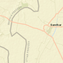Samthar Street Map