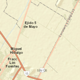 Campo la Arrocera Street Map