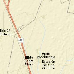 Seis de Octubre Street Map