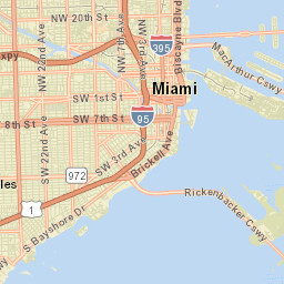 Miami Street Map