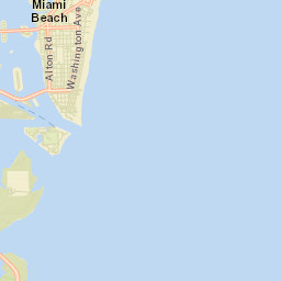 Miami Beach Florida Street Map