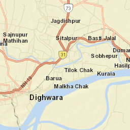 Dighwara Street Map