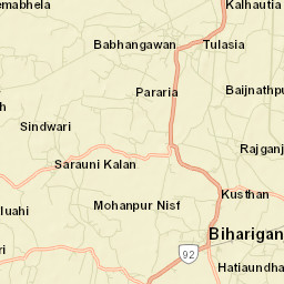Bihariganj Street Map
