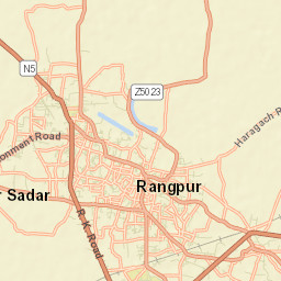 Rangpur Street Map