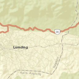 Lumding Railway Colony Street Map