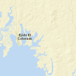 Campo Pesquero el Colorado Street Map