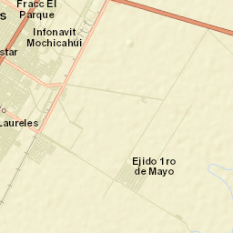 Primero de Mayo Street Map