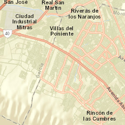 Parque Industrial Ciudad Mitras Street Map