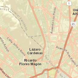 San Nicolás de los Garza Street Map