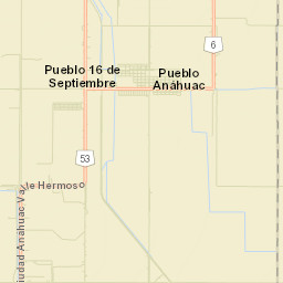 Anáhuac Street Map