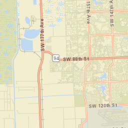 The Hammocks Florida Street Map