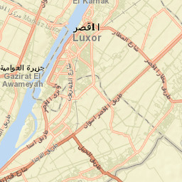 Luxor Street Map
