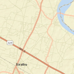 Sirathu Street Map