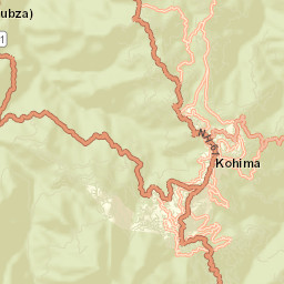 Kohima Street Map