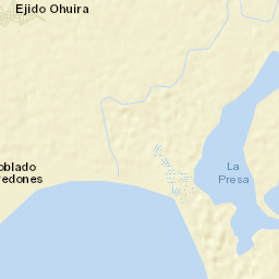 Ejido Ohuira Street Map