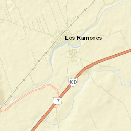 Los Dos Ríos Street Map