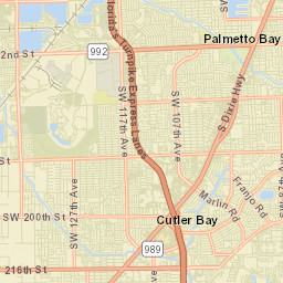 Vehlin Florida Street Map