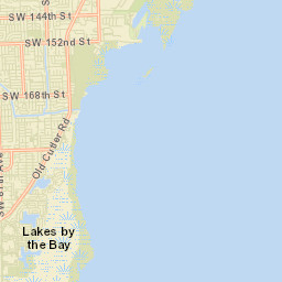 Saga Bay Florida Street Map
