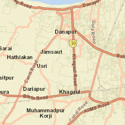 Khagaul Street Map