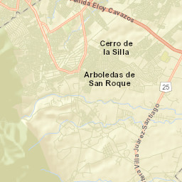 Centro Habitacional Burócratas de Guadalupe Street Map