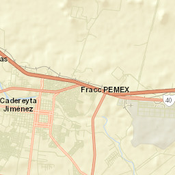 Cadereyta Street Map