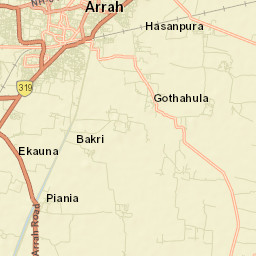 Arrah Street Map