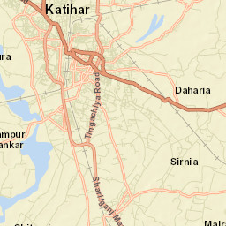 Katihar Street Map