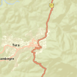 Tura Street Map