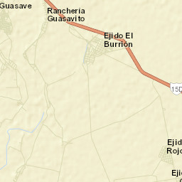 Guasavito Street Map