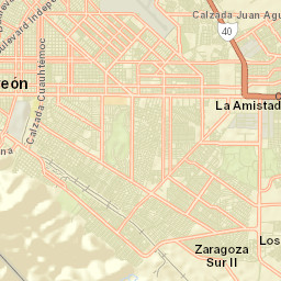 Torreón Street Map