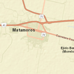 Matamoros Street Map