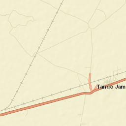 Tando Jam Street Map