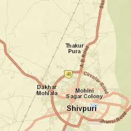 Shivpuri Street Map