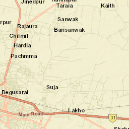 Begusarai Street Map