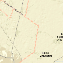 Santo Niño Aguanaval Street Map