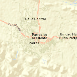 Parras de la Fuente Street Map